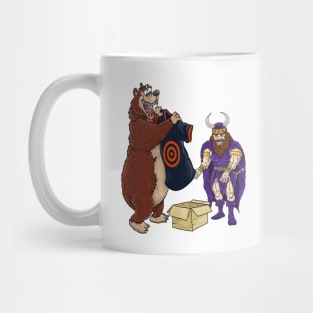 Minnesota Vikings Fans - Kings of the North vs Target Practice Cubbies Mug